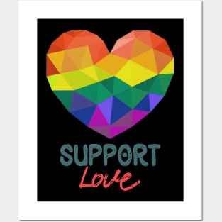 Lgbt Heart Posters and Art